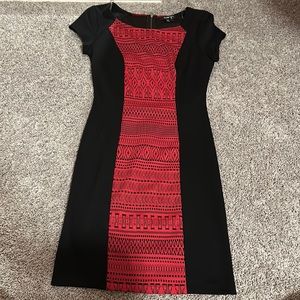 Black and red dress